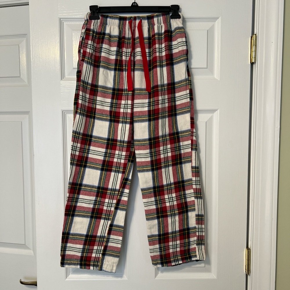 Old Navy red plaid pajama pants size XS
